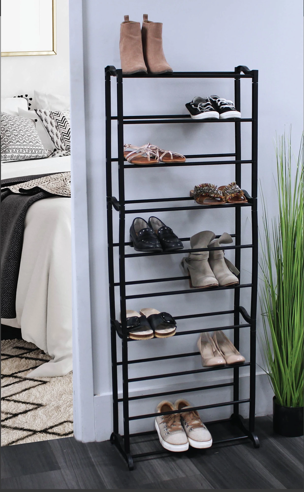 clothes and shoes rack
