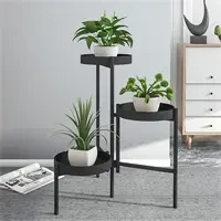 Black Metal Plant Stand