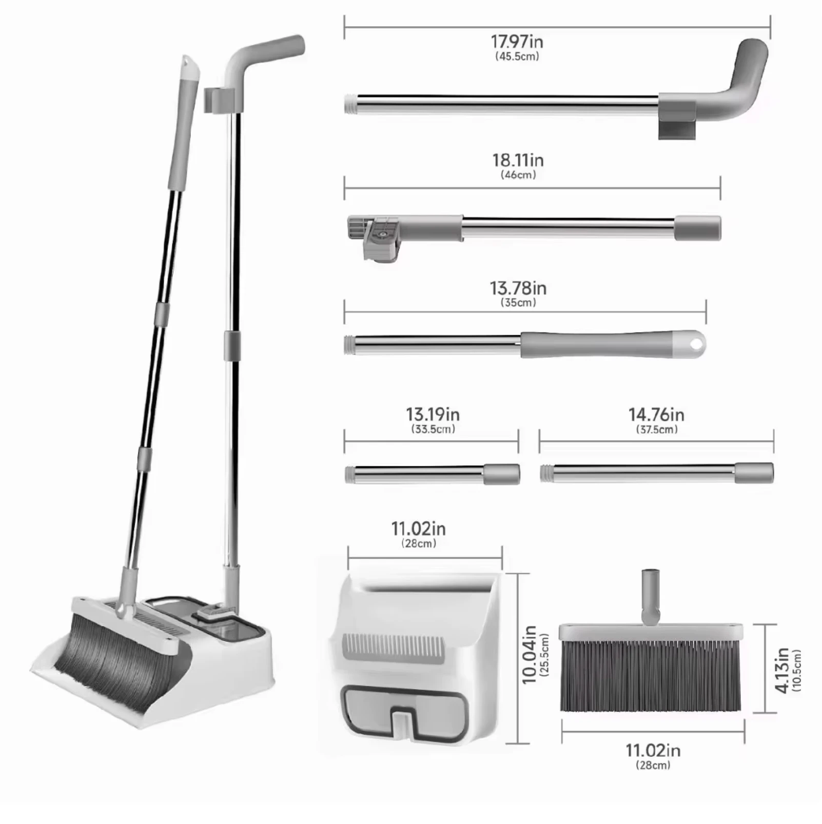 Foldable Rotating Broom