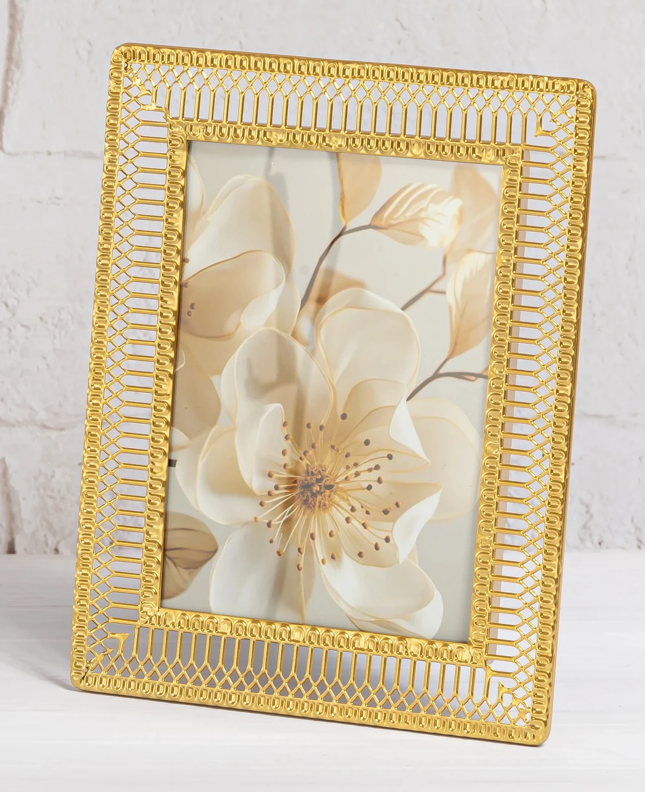 Gold Decorative Lattice Picture Frame