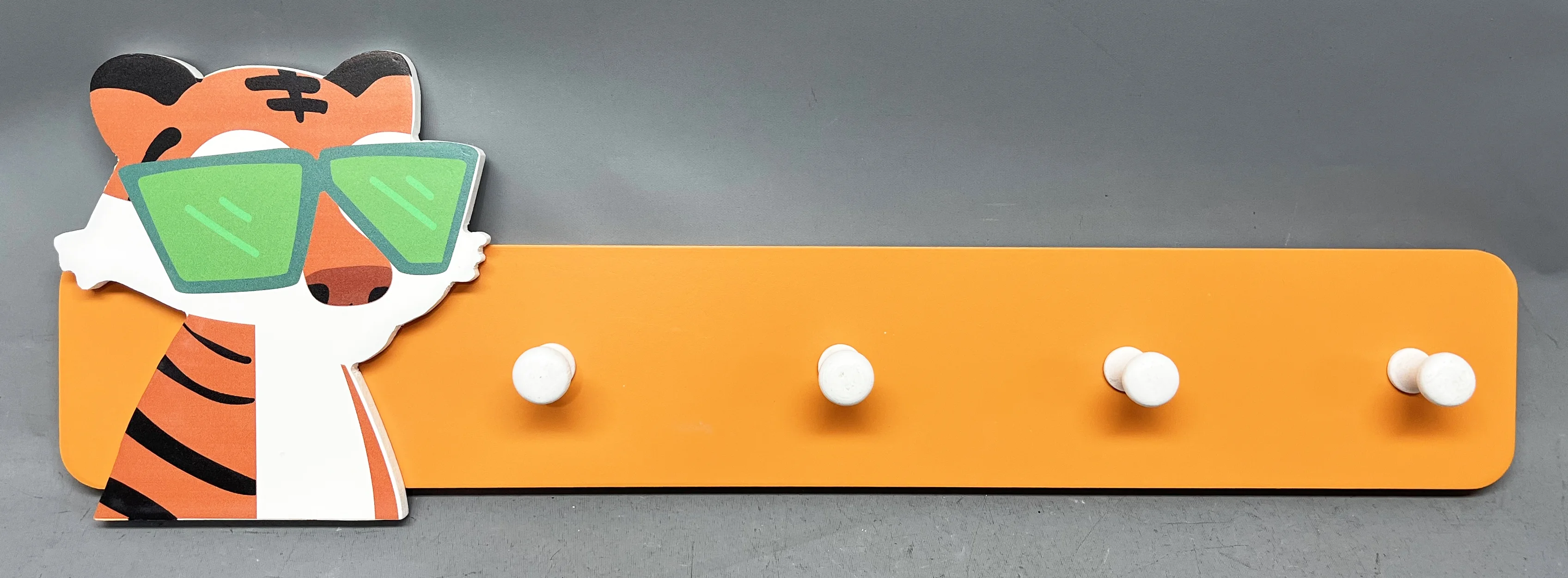 Tiger Head Wall Mounted Coat Rack