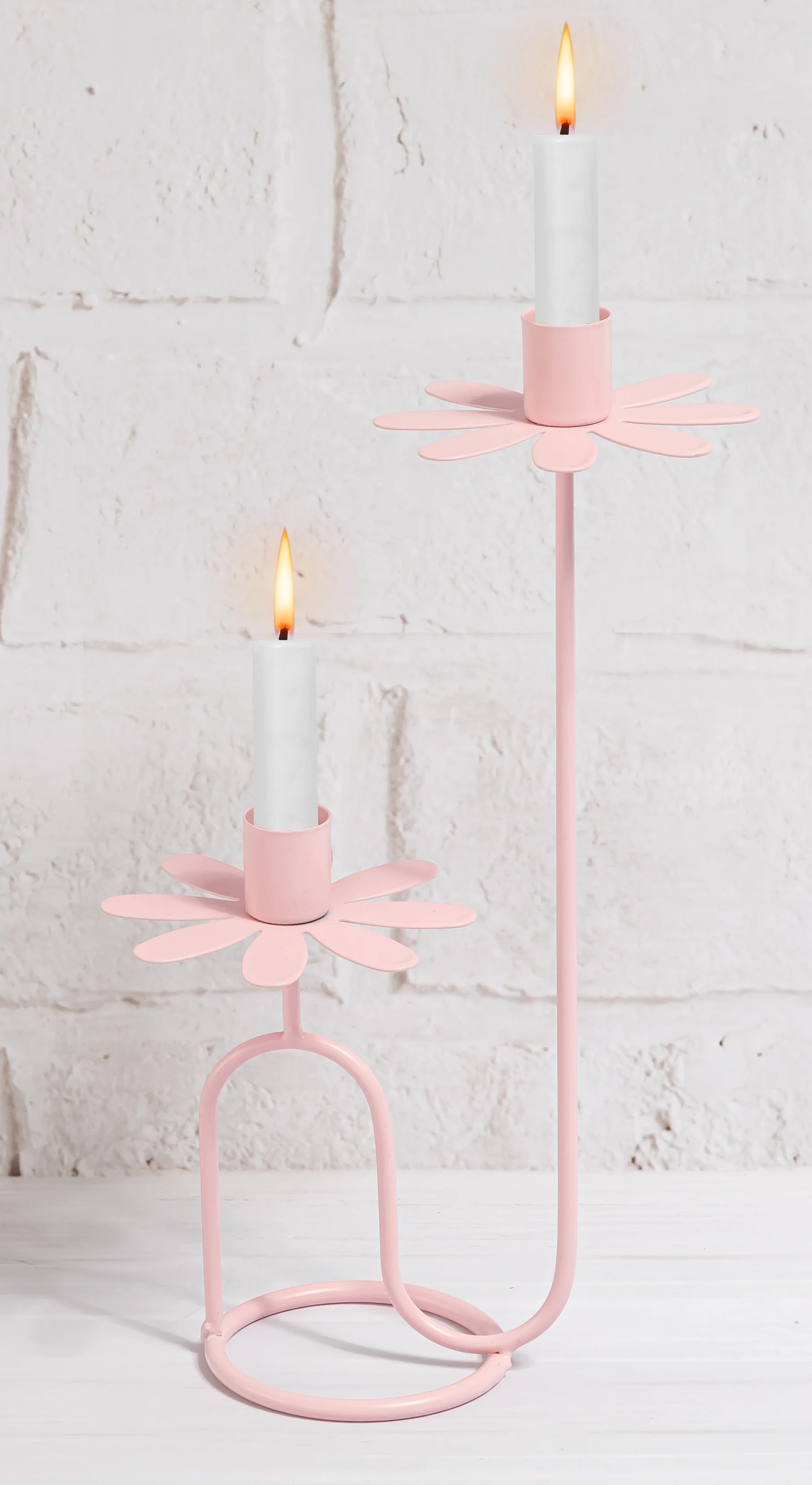Flower Metal Candle Holder