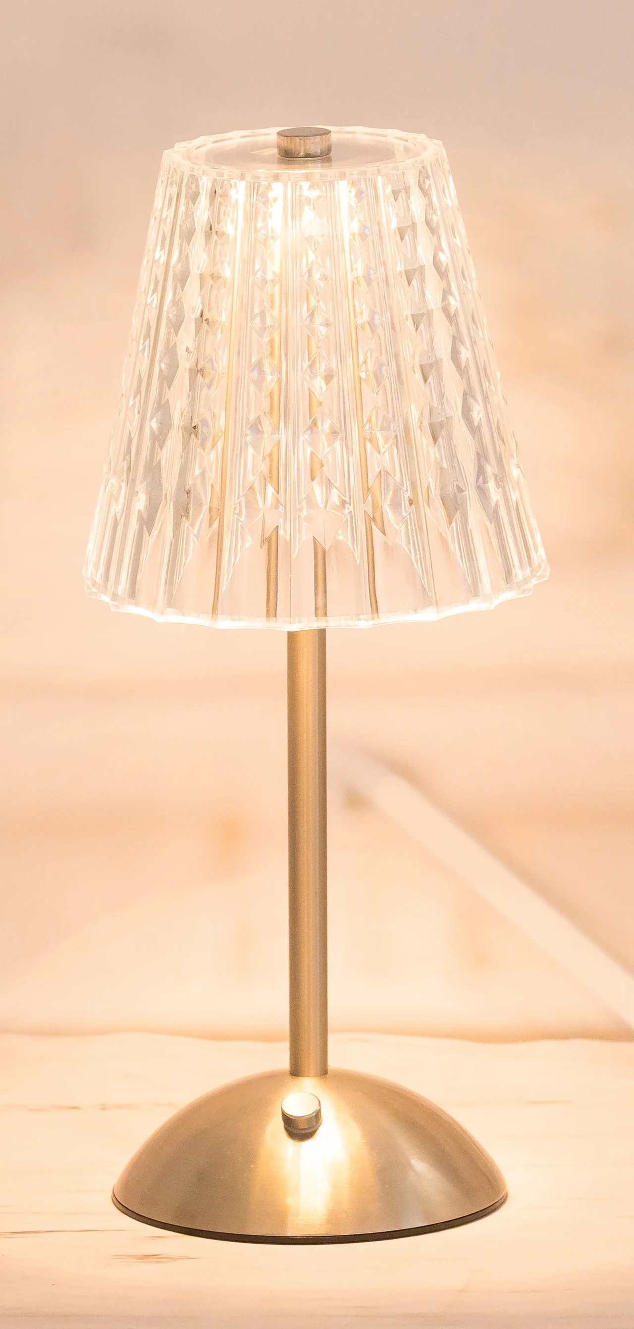 Crystal Geometric Pattern Table Lamp