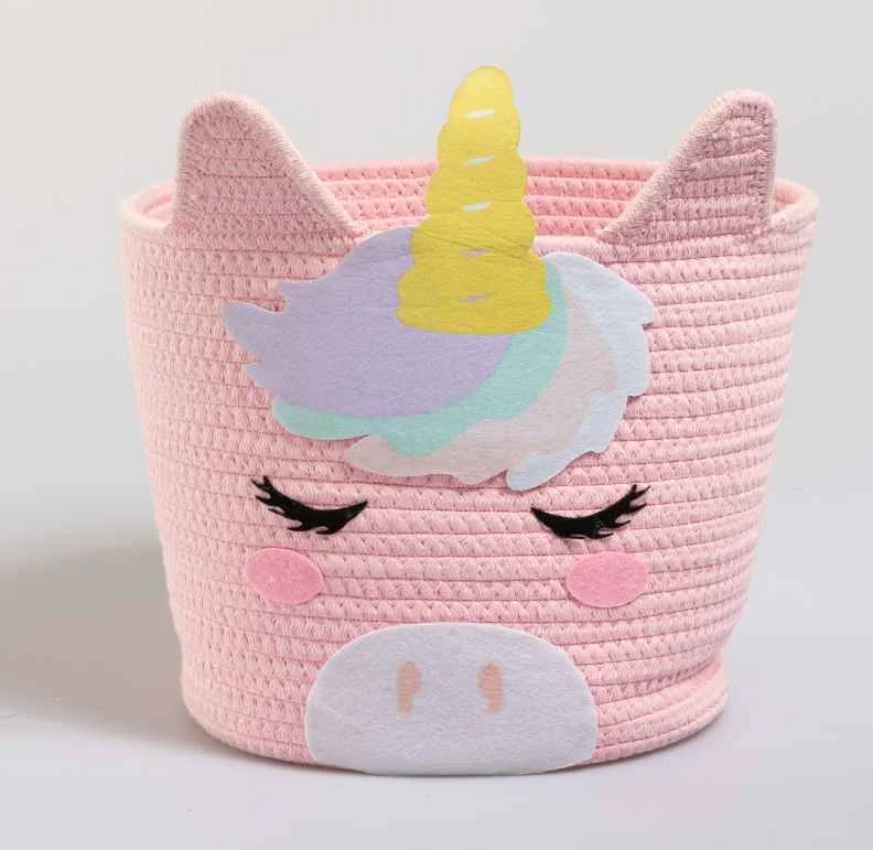 Unicorn Woven Storage Basket