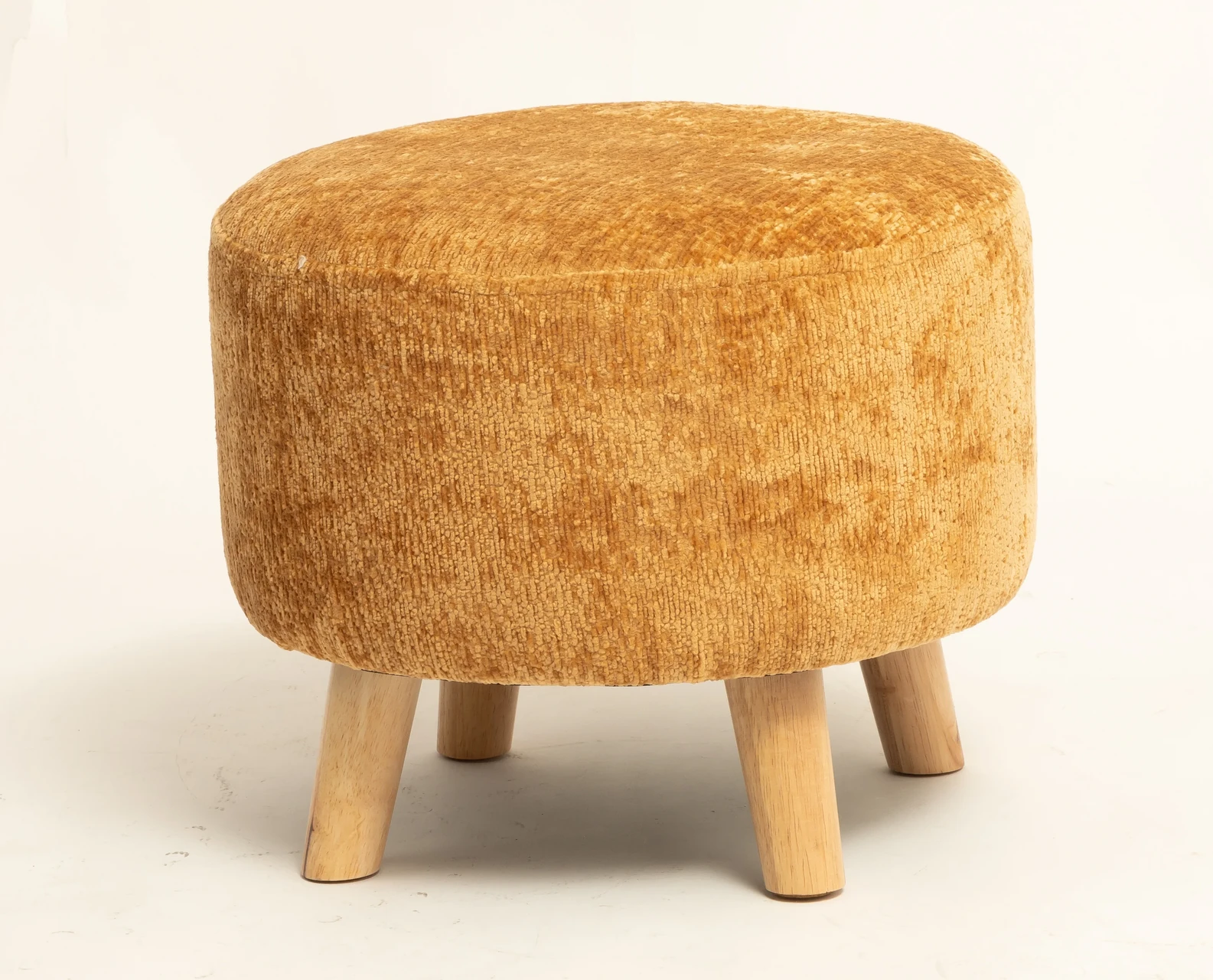 Round Upholstered Stool