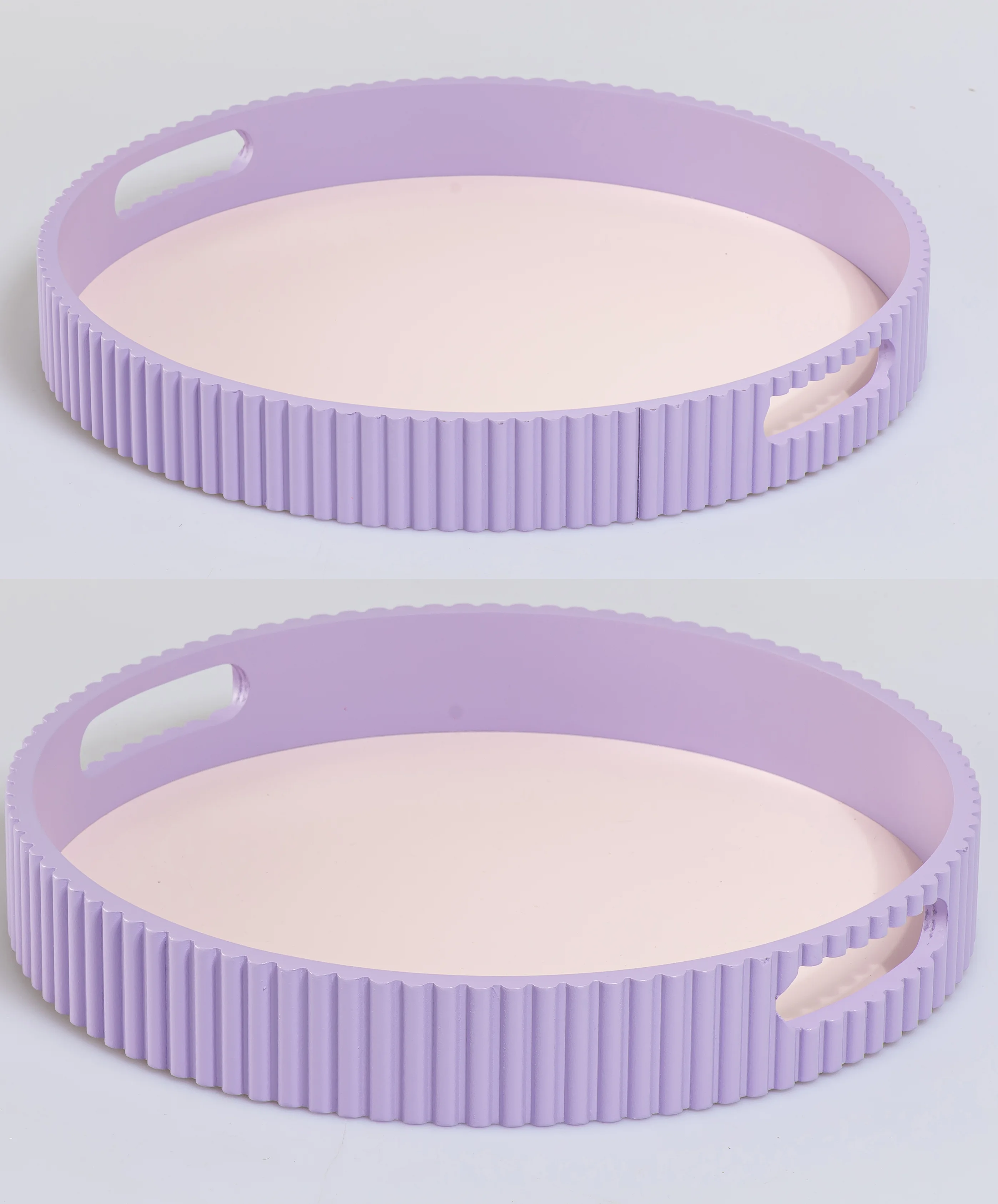 Round Fluted Edge Serving Tray