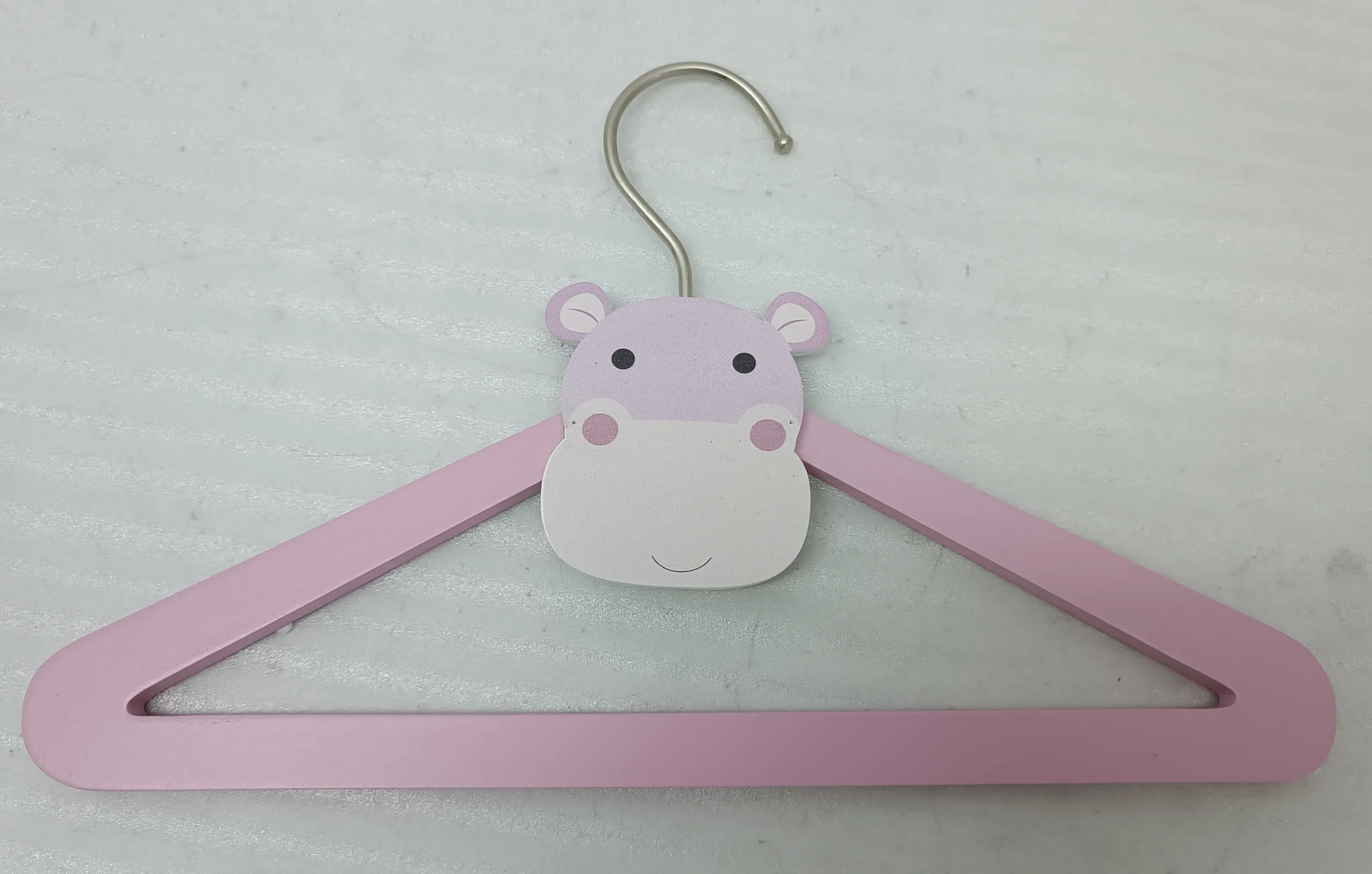 Cartoon Hippo Plastic Clothes Hanger