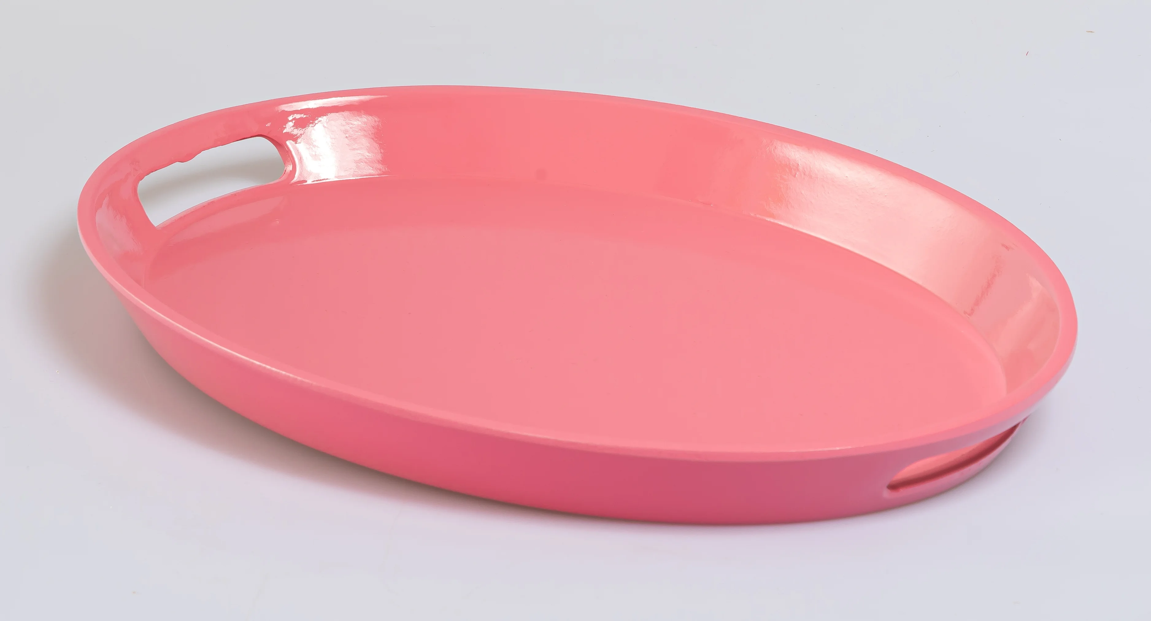 Oval Serving Tray with Handles