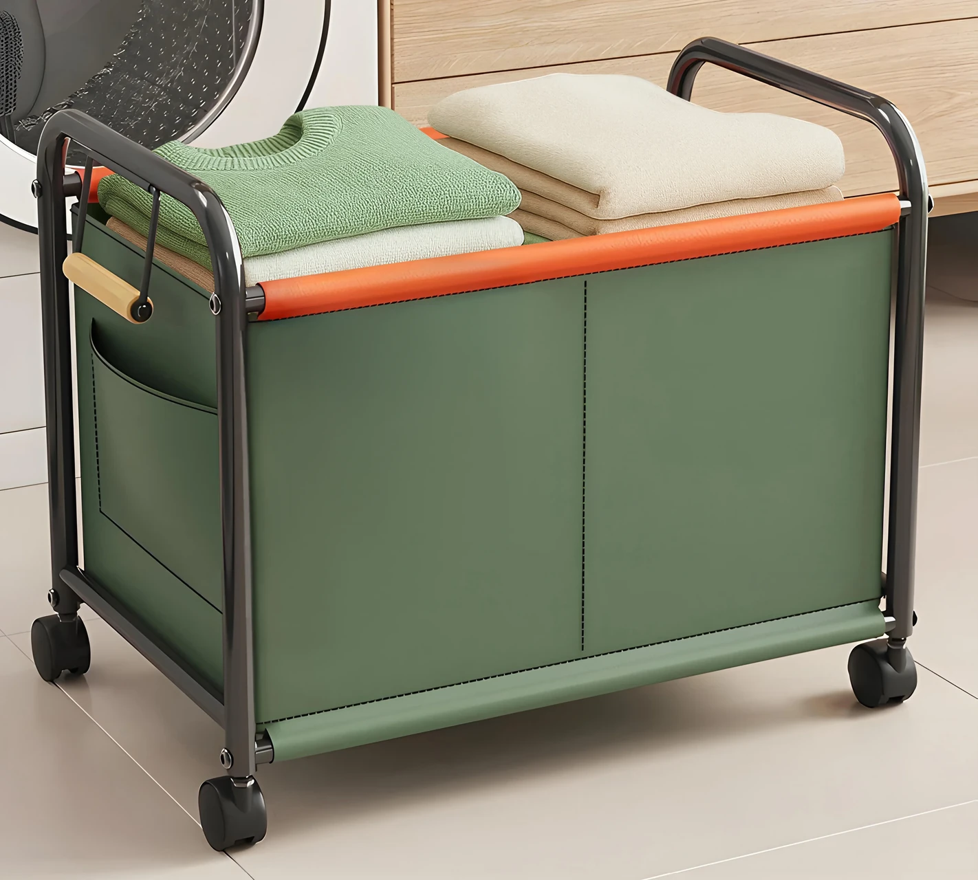 Rolling Laundry Hamper Cart